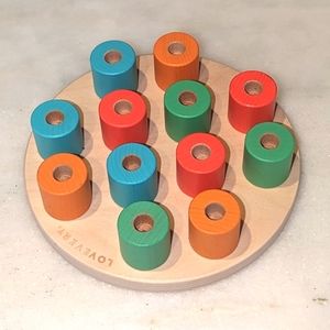 NEW Lovevery Wooden Stacking Pegboard Adventurer Play Kit Months 16-18